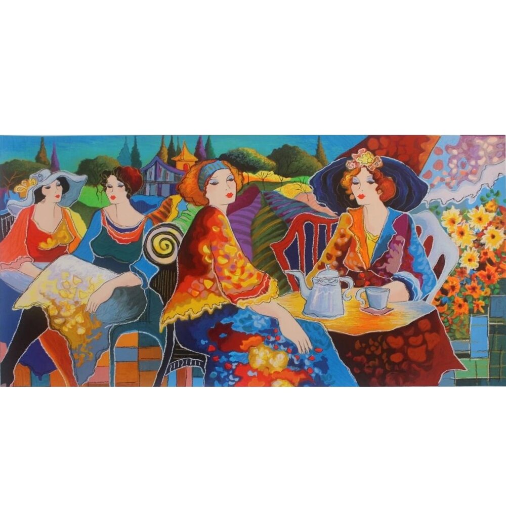 Relaxed Afternoon by Patricia Govezensky Hand Signed Numbered Limited Edition